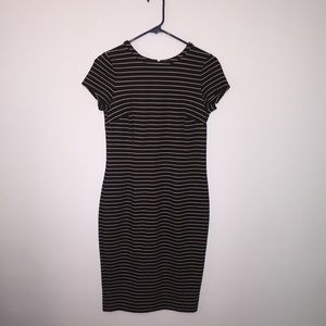 Fabulous B&W Striped Dress